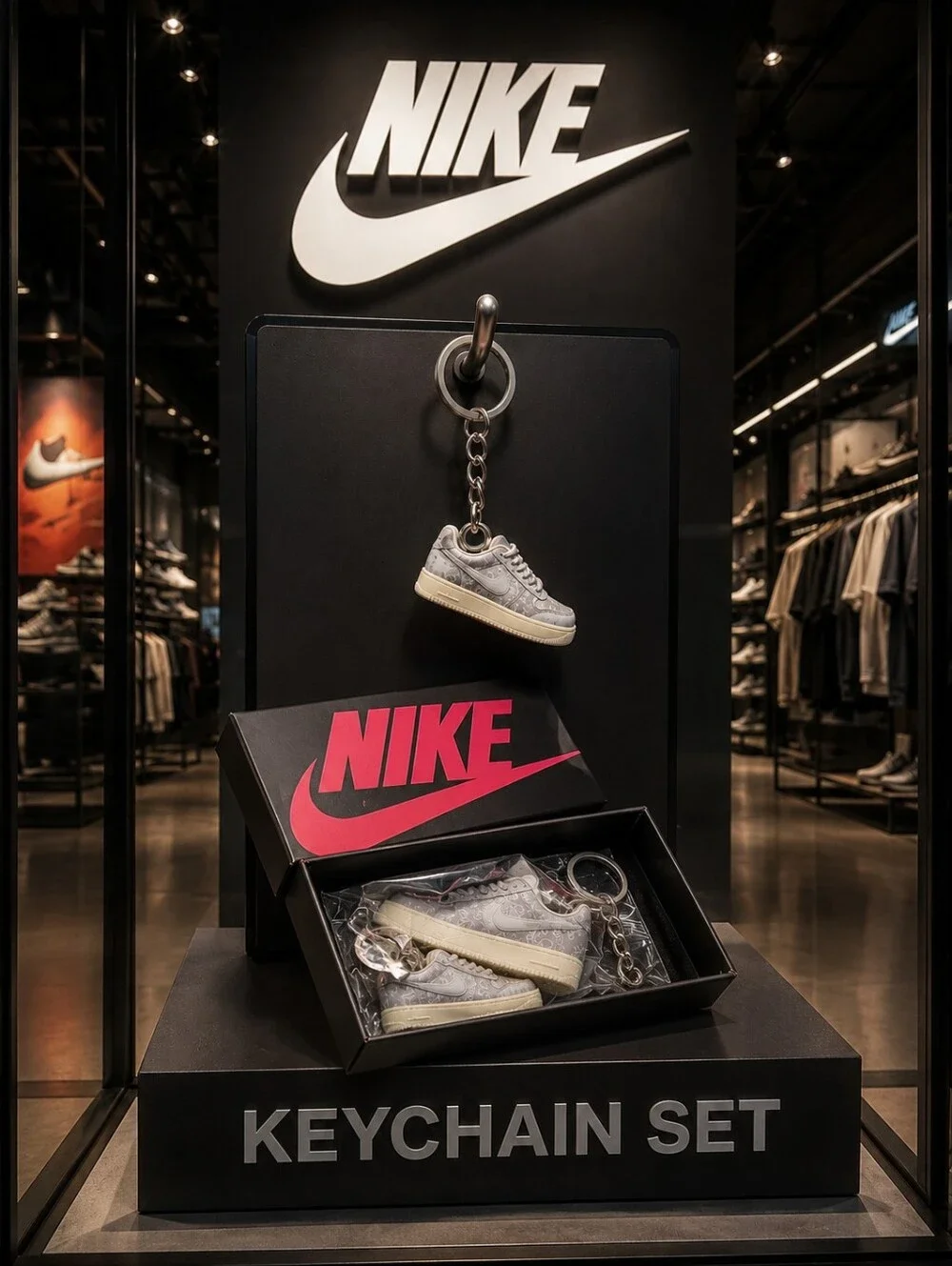 Nike Keychain Set/Box
